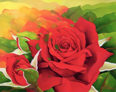The Roses in the Festival of Light, 2003 by Myung Bo Sim